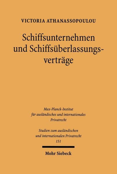 Produktbild: Schiffsunternehmen und Schiffs&uuml;berlassungsvertr&auml;ge
