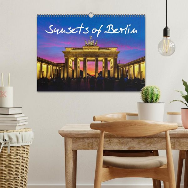 Produktbild: Sunsets of Berlin (Wall Calendar 2026 DIN A3 landscape), CALVENDO 12 Month Wall Calendar