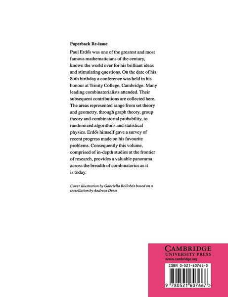 Produktbild: Combinatorics, Geometry and Probability