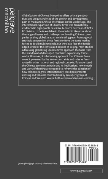 Produktbild: Globalization of Chinese Enterprises