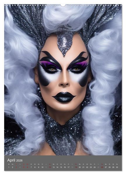 Produktbild: Drag Queens im Rampenlicht (hochwertiger Premium Wandkalender 2026 DIN A2 hoch), Kunstdruck in Hochglanz