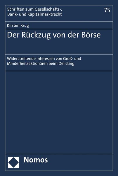 Produktbild: Der R&uuml;ckzug von der B&ouml;rse