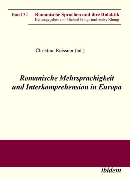 Produktbild: Romanische Mehrsprachigkeit und Interkomprehension in Europa