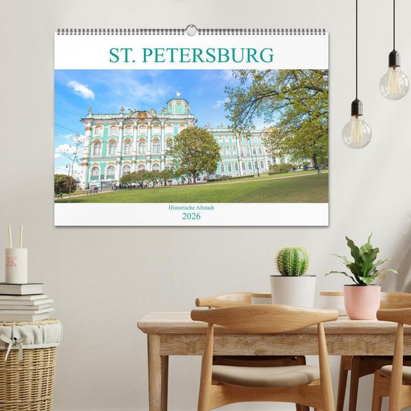 Produktbild: St. Petersburg - Historische Altstadt (Wandkalender 2026 DIN A2 quer), CALVENDO Monatskalender