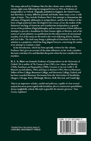Produktbild: Essays in Jurisprudence and Philosophy