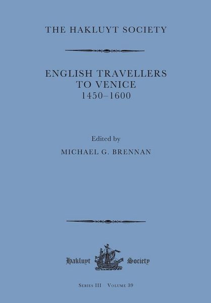 Produktbild: English Travellers to Venice 1450 -1600