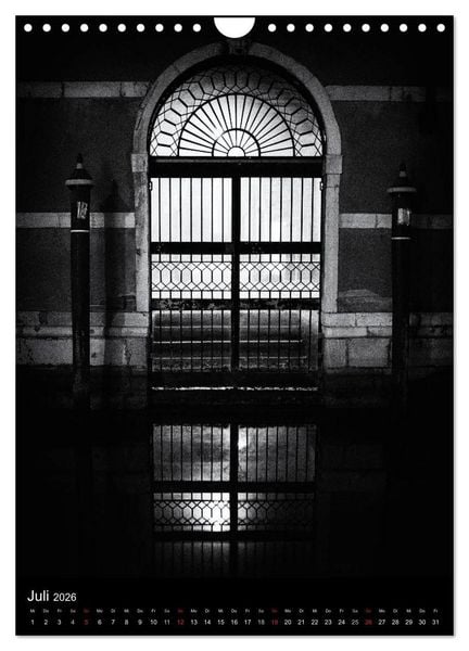 Produktbild: Venice Noir - Das etwas andere Venedig (Wandkalender 2026 DIN A4 hoch), CALVENDO Monatskalender