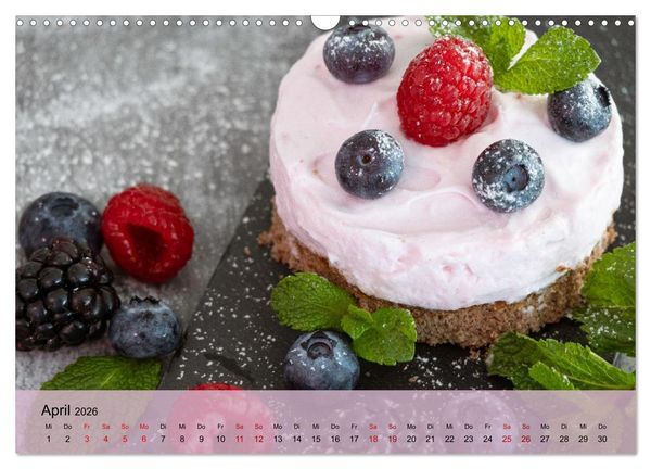 Produktbild: Jeden Monat lecker (Wandkalender 2026 DIN A3 quer), CALVENDO Monatskalender