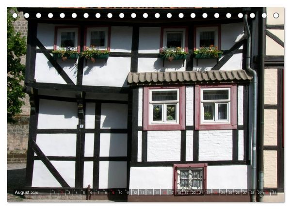 Produktbild: Malerisches Quedlinburg (Tischkalender 2026 DIN A5 quer), CALVENDO Monatskalender
