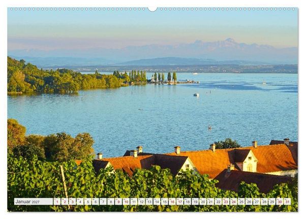 Produktbild: Bodensee - Traumlandschaften am Wasser (hochwertiger Premium Wandkalender 2027 DIN A2 quer), Kunstdruck in Hochglanz
