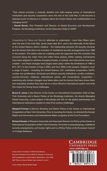Produktbild: Cooperating for Peace and Security