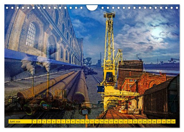 Produktbild: Karlsruhe mal 2 (Wandkalender 2026 DIN A4 quer), CALVENDO Monatskalender