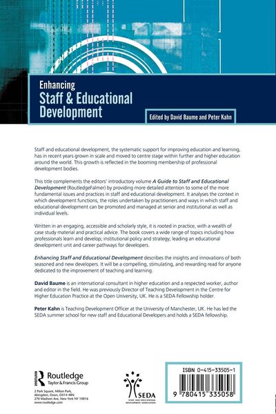Produktbild: Enhancing Staff and Educational Development