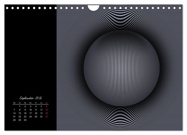 Produktbild: Schwarz trifft Wei&szlig; (Wandkalender 2026 DIN A4 quer), CALVENDO Monatskalender