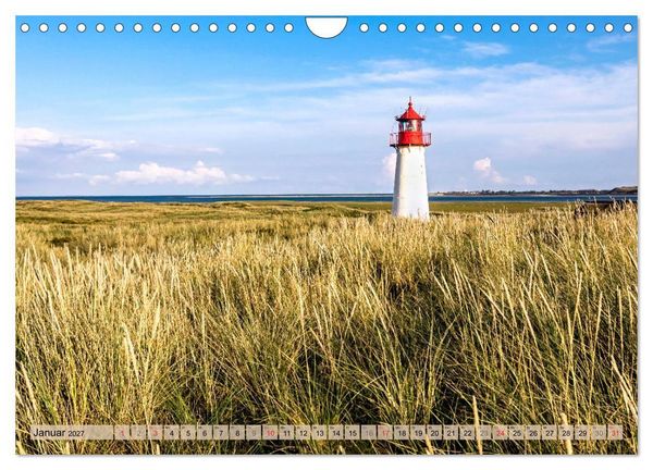 Produktbild: STRANDLUST Nordseeinsel Sylt (Wandkalender 2027 DIN A4 quer), CALVENDO Monatskalender