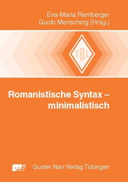 Produktbild: Romanistische Syntax - minimalistisch