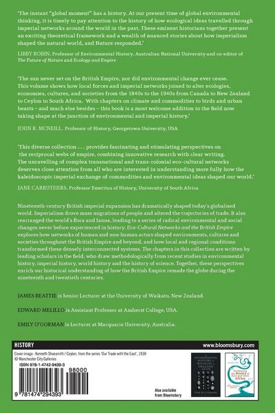 Produktbild: Eco-Cultural Networks and the British Empire