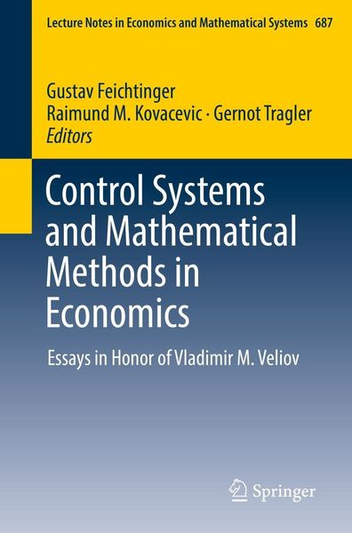 Produktbild: Control Systems and Mathematical Methods in Economics