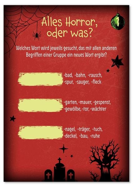 Produktbild: R&auml;tseladventskalender Dracula