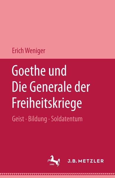 Produktbild: Goethe und die Generale der Freiheitskriege
