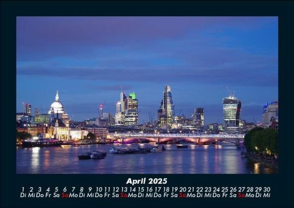 Produktbild: London 2025 Fotokalender DIN A5