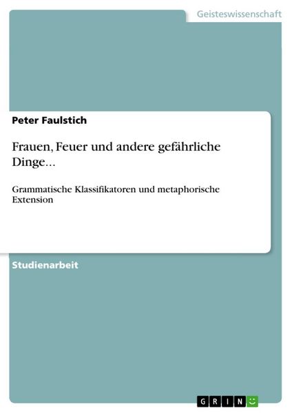 Produktbild: Frauen, Feuer und andere gef&auml;hrliche Dinge...