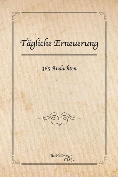 Produktbild: T&auml;gliche Erneuerung