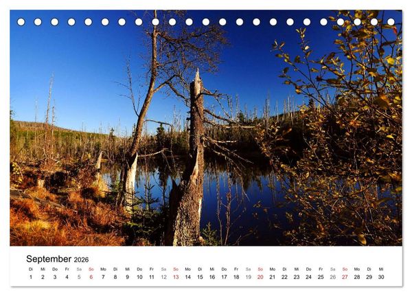 Produktbild: Impressionen Passauer Land, Bayrischer Wald, Grenzland (Tischkalender 2026 DIN A5 quer), CALVENDO Monatskalender