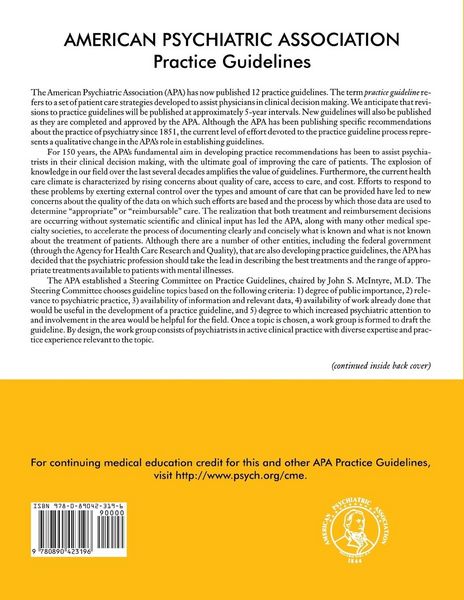 Produktbild: Practice Guideline for the Treatment of Patients With Borderline Personality Disorder