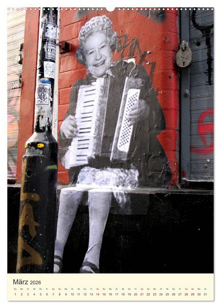Produktbild: Famous Women in StreetArt (hochwertiger Premium Wandkalender 2026 DIN A2 hoch), Kunstdruck in Hochglanz