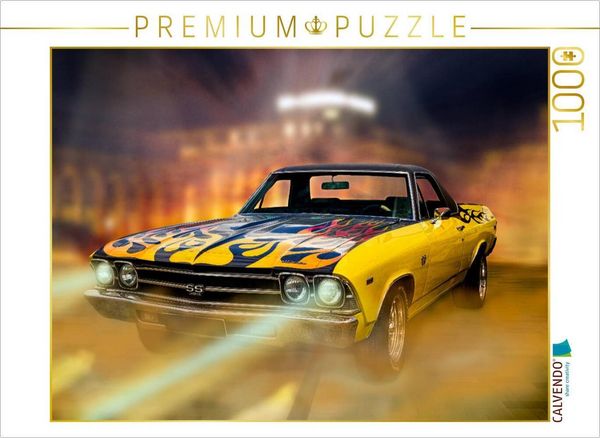 CALVENDO Puzzle Chevrolet El Camino | 1000 Teile Lege-Größe 64x48cm Foto-Puzzle für glückliche Stunden