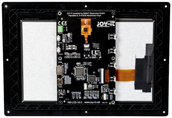 Produktbild: Joy-it RB-LCD-10-3 Touchscreen-Monitor 25.7cm (10.1 Zoll) 1280 x 800 Pixel inkl. Geh&auml;use