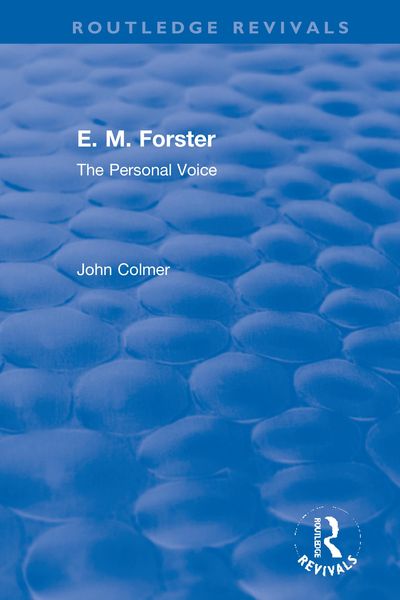 Produktbild: Colmer, J: E. M. Forster