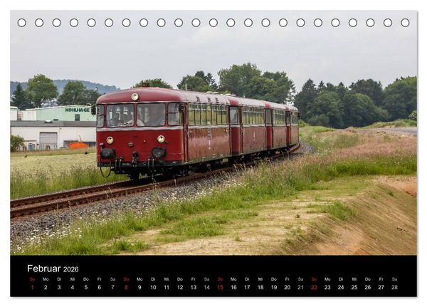 Produktbild: Der Nebenbahnretter (Tischkalender 2026 DIN A5 quer), CALVENDO Monatskalender