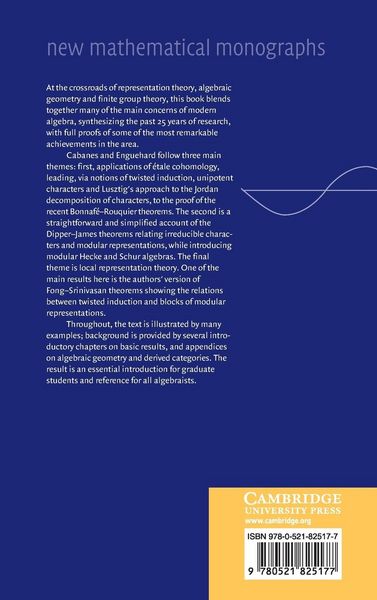 Produktbild: Representation Theory of Finite Reductive Groups
