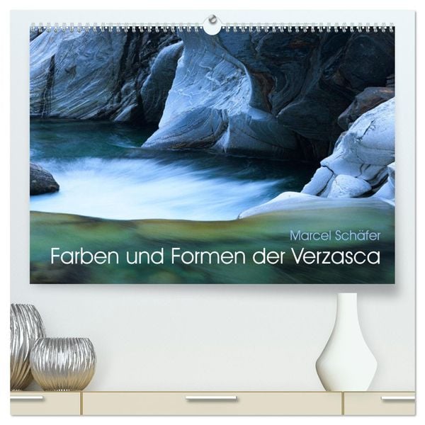 Farben und Formen der Verzasca (hochwertiger Premium Wandkalender 2025 DIN A2 quer), Kunstdruck in Hochglanz