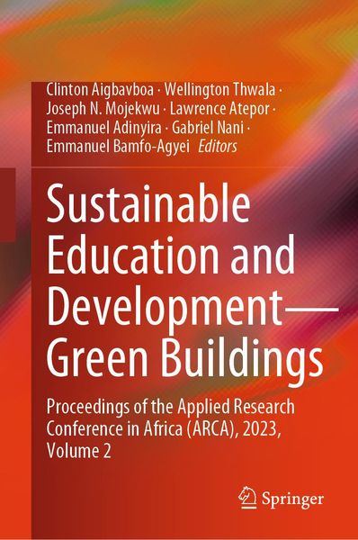 Produktbild: Sustainable Education and Development-Green Buildings