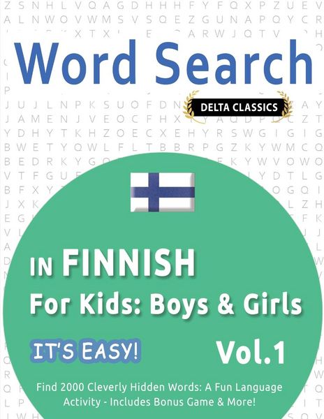 Produktbild: Word Search in Finnish For Kids