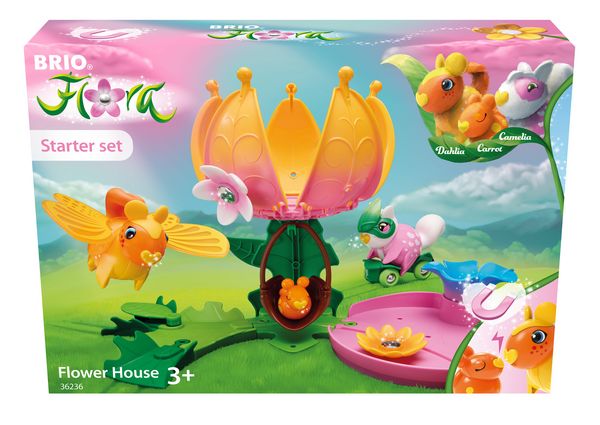 Produktbild: BRIO Flora - 36236 Starter-Set Blumenhaus | Spielzeug f&uuml;r endlosen fantasievollen Spielspa&szlig; f&uuml;r M&auml;dchen und Jungen ab 3 Jahren