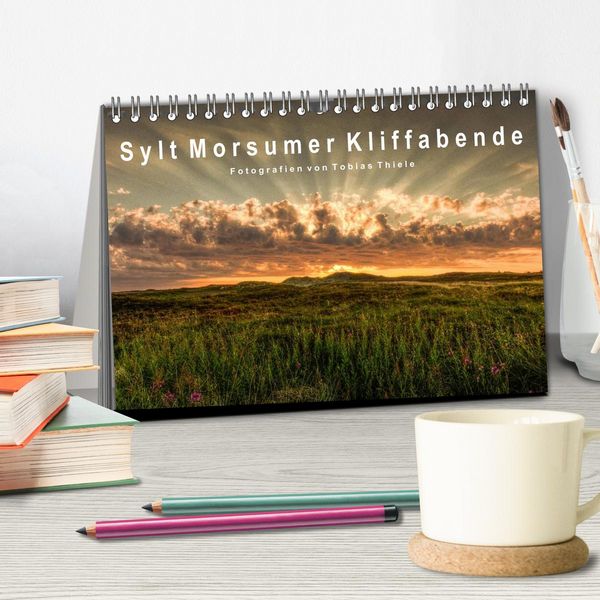 Produktbild: Sylt Morsumer Kliffabende Fotografien von Tobias Thiele (Tischkalender 2026 DIN A5 quer), CALVENDO Monatskalender