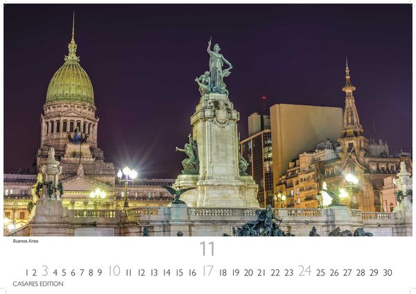 Produktbild: World Capitals 2024 L 35x50cm