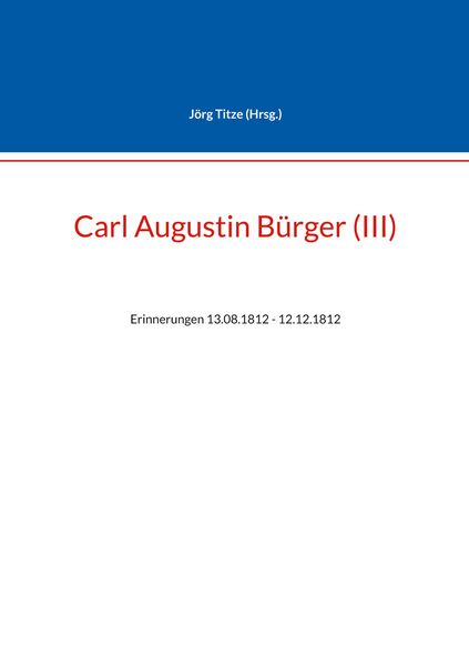 Produktbild: Carl Augustin B&uuml;rger (III)
