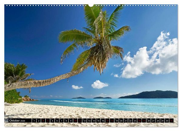 Produktbild: Seychellen Inselblicke (Wandkalender 2026 DIN A2 quer), CALVENDO Monatskalender