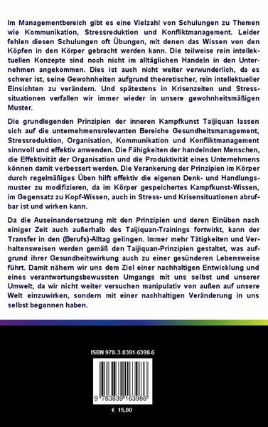 Produktbild: Taijiquan Prinzipien f&uuml;r Menschen in Unternehmen und Organisationen