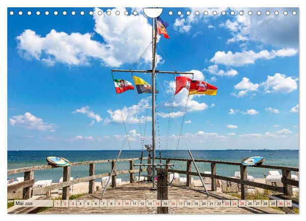 Produktbild: Ostseeb&auml;der an der L&uuml;becker Bucht (Wandkalender 2026 DIN A4 quer), CALVENDO Monatskalender