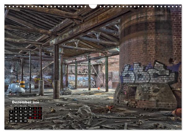 Produktbild: Verlassene Orte - Lost Places (Wandkalender 2026 DIN A3 quer), CALVENDO Monatskalender