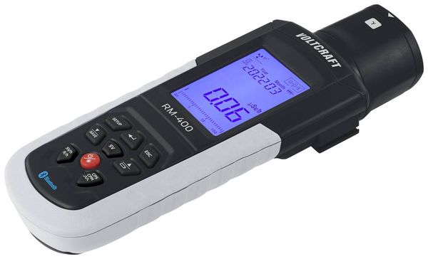 VOLTCRAFT RM-400 Geigerzähler Strahlung: Alpha, Beta, Gamma, Röntgen akustischer Warnton, inkl. Auswertungssoftware, Datenlogger