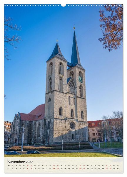 Produktbild: Halberstadt - Architektur, die Geschichten erz&auml;hlt (Wandkalender 2027 DIN A2 hoch), CALVENDO Monatskalender