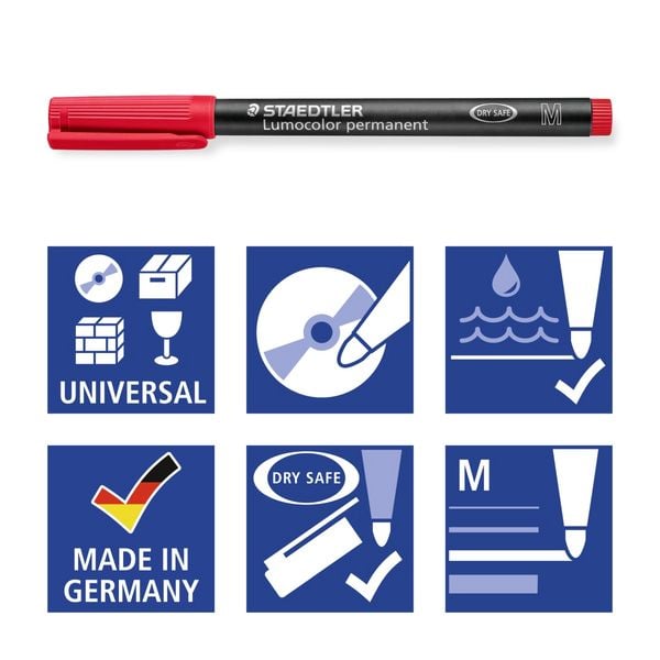Produktbild: STAEDTLER Feinschreiber Lumocolor&reg; permanent Universalstift