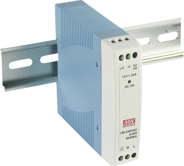 Mean Well MDR-10-24 Hutschienen-Netzteil (DIN-Rail)  24 V/DC 0.42 A 10 W Anzahl Ausgänge:1 x  Inhalt 1 St.